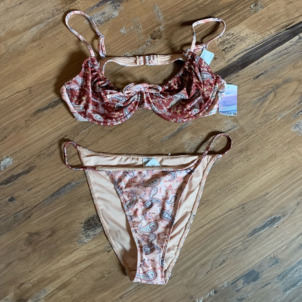 Paisley Print Bikini